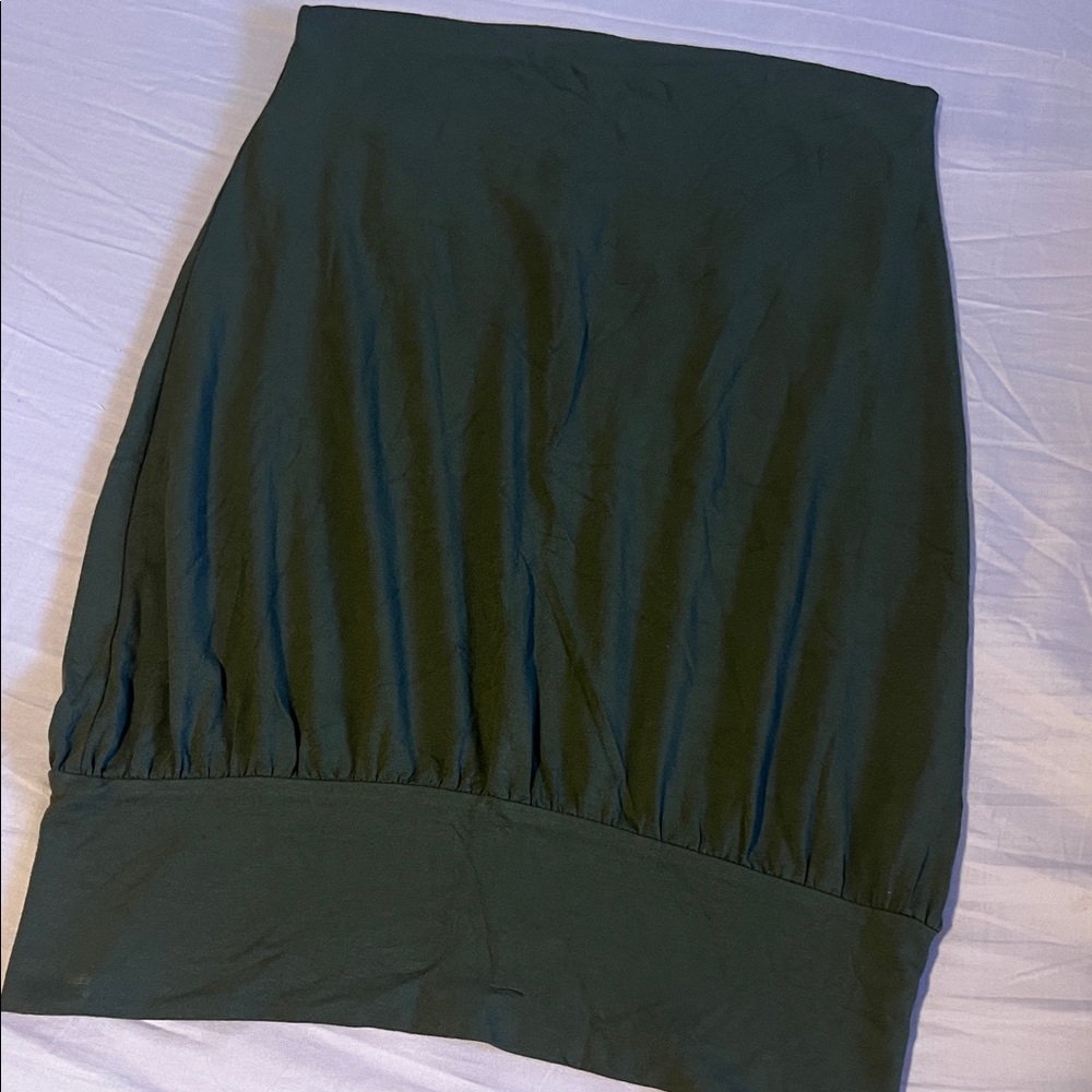 Fighting Eel army green puffy tube top
